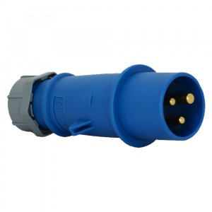 ENCHUFE 16A 2P+T 250V AZUL 6H IP44 MENNEKES